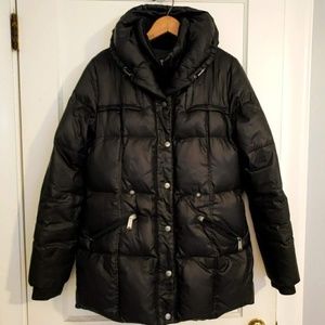 DKNY Black Puffer coat